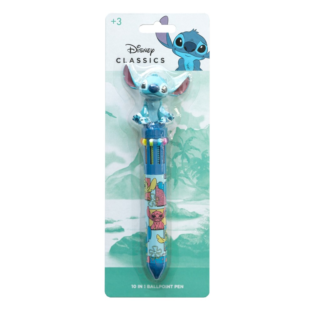 Grupo Erik Disney Lilo & Stitch - Stitch 10 Colours 3D Pen Stylo - Multicolore